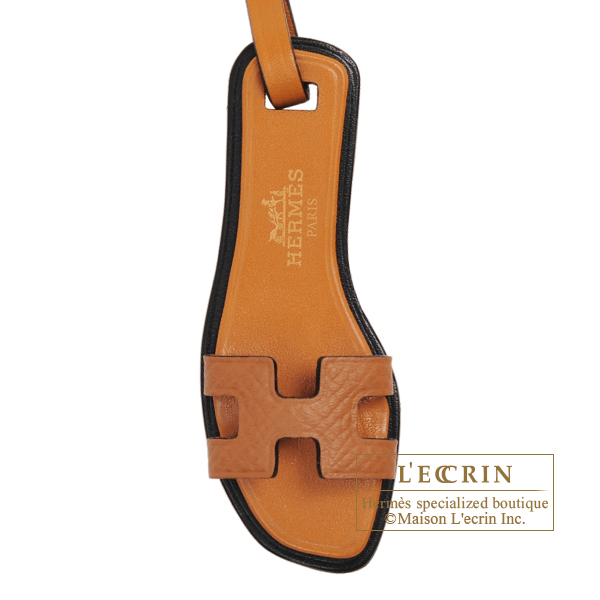 Hermes　Sac Oran Nano　Gold/Natural sable/Black　Epsom/Butler/Vache Hunter leather