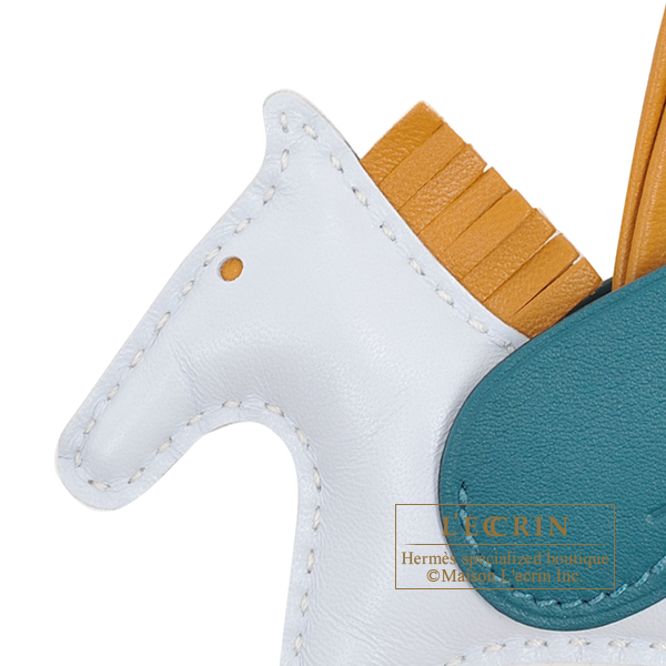 Hermes　Rodeo charm Pegasus PM　Blue brume/Sesame/Vert bosphore　Agneau/Swift leather