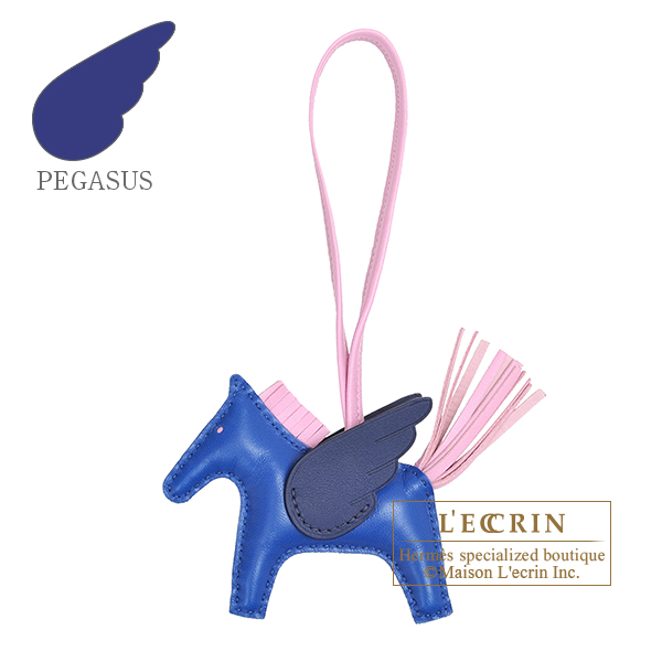 Hermes　Rodeo charm Pegasus PM　Blue france/Blue saphir/Mauve sylvestre　Agneau/Swift leather