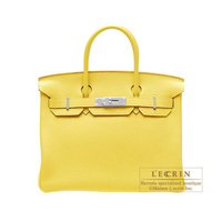 Hermes　Birkin bag 25　Soleil　Togo leather　Silver hardware