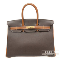 Hermes　Personal Birkin bag 35　Chocolat/Gold　Togo leather　Gold hardware