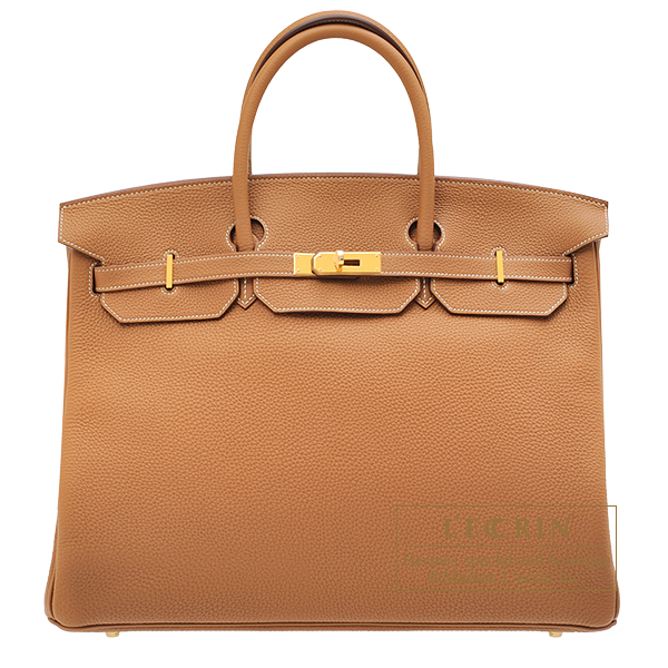 Hermes　Birkin bag 40　Gold　Togo leather　Gold hardware