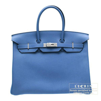 Hermes　Birkin bag 35　Mykonos　Togo leather　Silver hardware