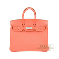 Hermes　Birkin bag 25　Flamingo　Epsom leather　Silver hardware