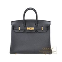 Hermes　Birkin bag 25　Plomb　Togo leather　Gold hardware