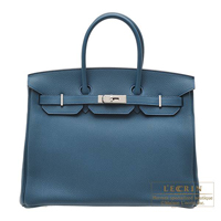 Hermes　Birkin bag 35　Colvert　Togo leather　Silver hardware