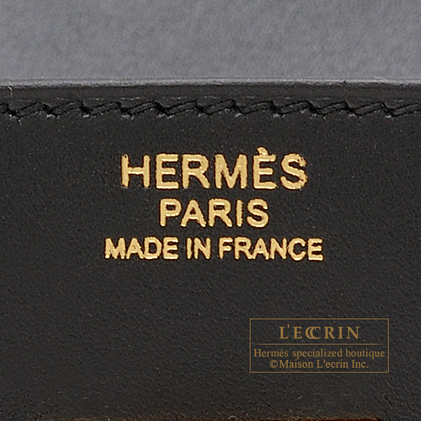 Hermes　Birkin bag 30　Black　Tadelakt leather　Gold hardware