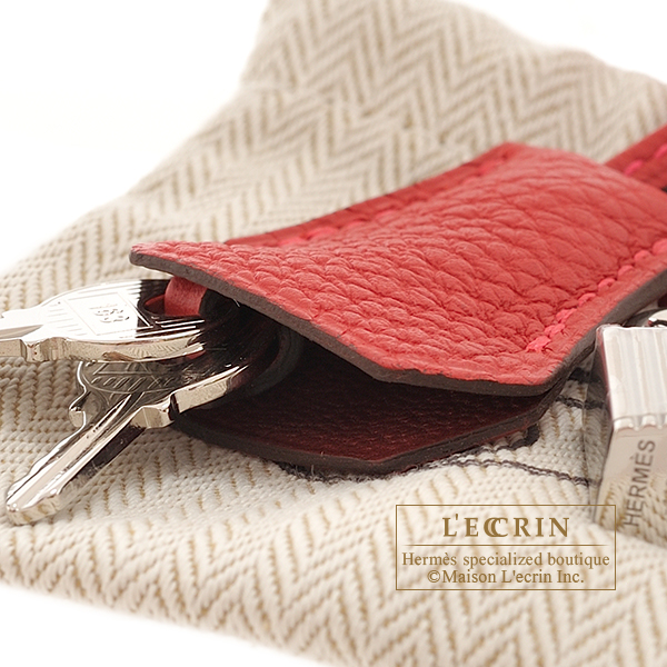 Hermes　Birkin Verso bag 30　Rouge casaque/　Rouge H　Togo leather　Silver hardware