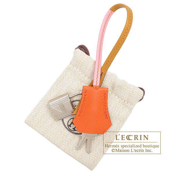 Hermes　Birkin Rainbow bag 35　Lime/Sesame/Rose confetti/Terre battue　Epsom leather　Silver hardware