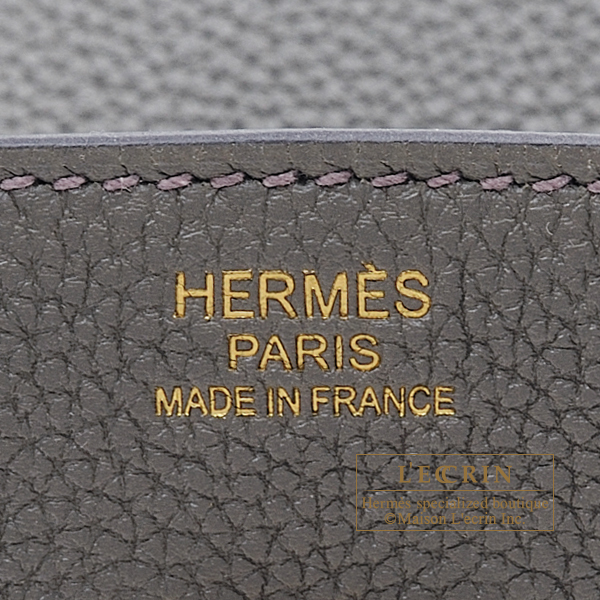 Hermes　Birkin bag 30　Vert gris　Togo leather　Gold hardware