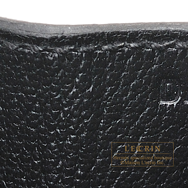 Hermes　Birkin Touch bag 30　Black/Blue Marine　Novillo leather/　Niloticus crocodile skin　Silver hardware