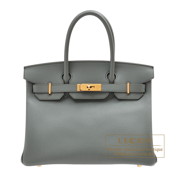 Hermes　Birkin bag 30　Vert amande　Epsom leather　Gold hardware
