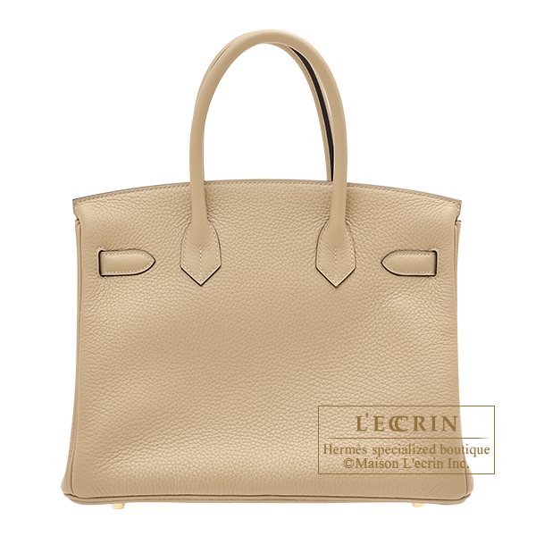 Hermes　Birkin bag 30　Trench　Clemence leather　Gold hardware