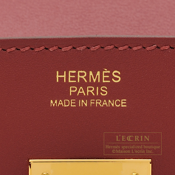 Hermes　Birkin bag 30　Rouge vif　Jonathan leather　Gold hardware