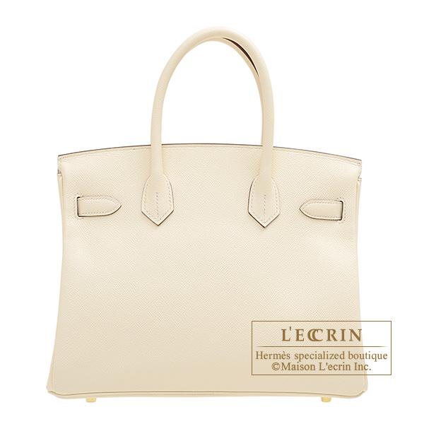 Hermes　Birkin bag 30　Nata　Epsom leather　Gold hardware