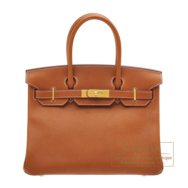 Hermes　Birkin bag 30　Fauve　Barenia faubourg leather　Gold hardware