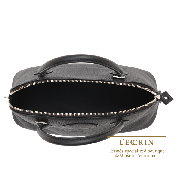 Hermes　Bolide bag 31　Black　Clemence leather　Silver hardware