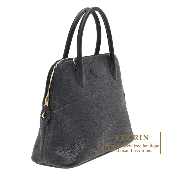 Hermes　Bolide bag 31　Black　Clemence leather　Gold hardware
