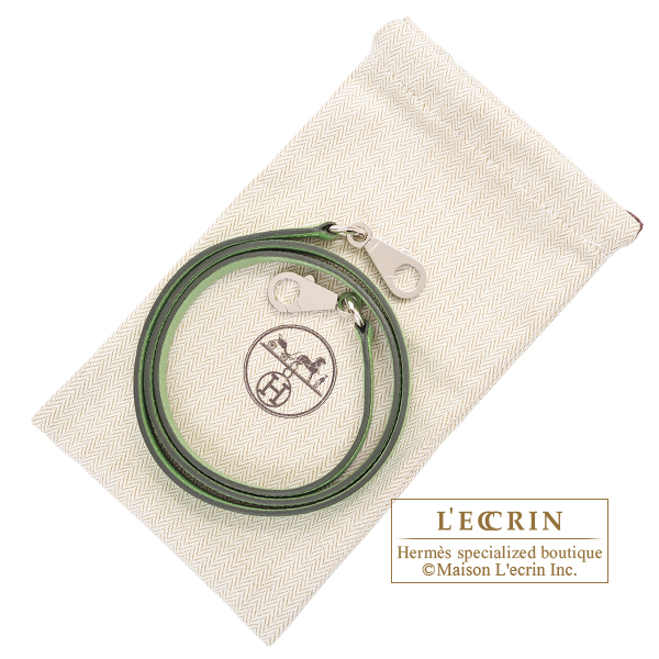 Hermes　Bolide bag 27　Vert criquet　Epsom leather　Silver hardware