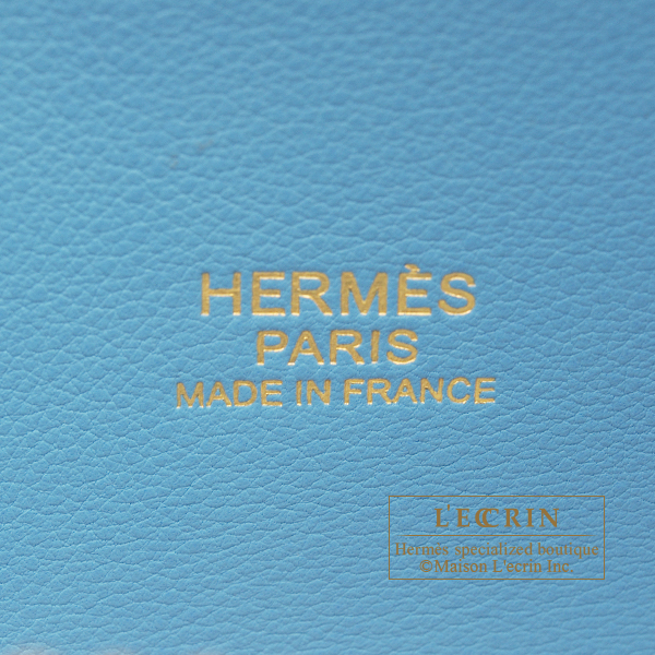 Hermes　Bolide bag 31　Blue du nord　Clemence leather　Gold hardware