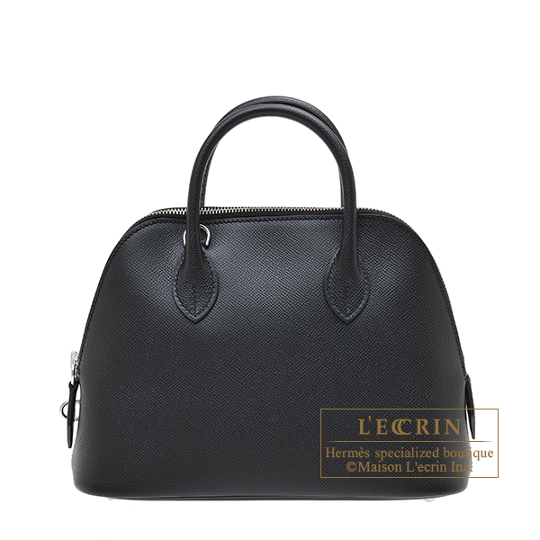 Hermes　Bolide bag 1923 25　Black　Epsom leather　Silver hardware