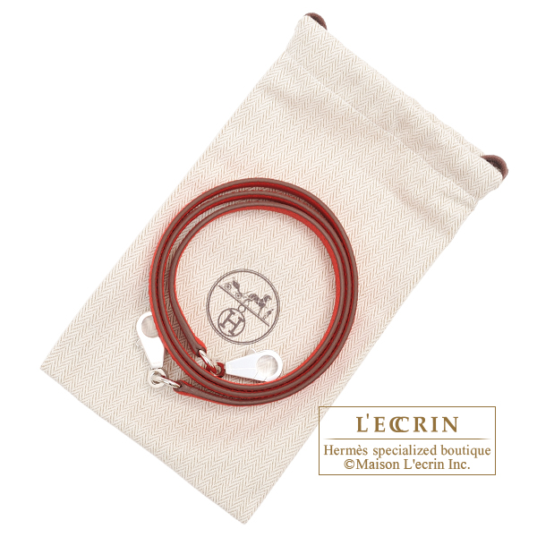 Hermes　Bolide bag 27　Rouge coeur　Epsom leather　Silver hardware