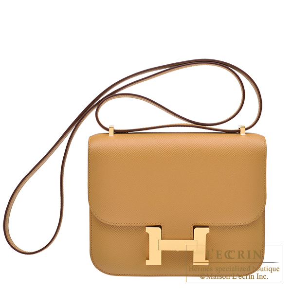 Hermes　Constance mini　Mirror　Sesame　Epsom leather　Gold hardware