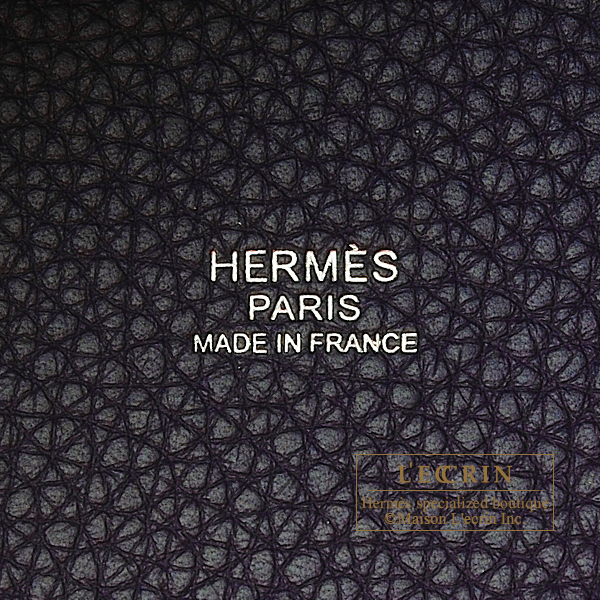 Hermes　Picotin Lock casaque bag MM　Rose extreme/　Blue nuit　Clemence leather　Silver hardware