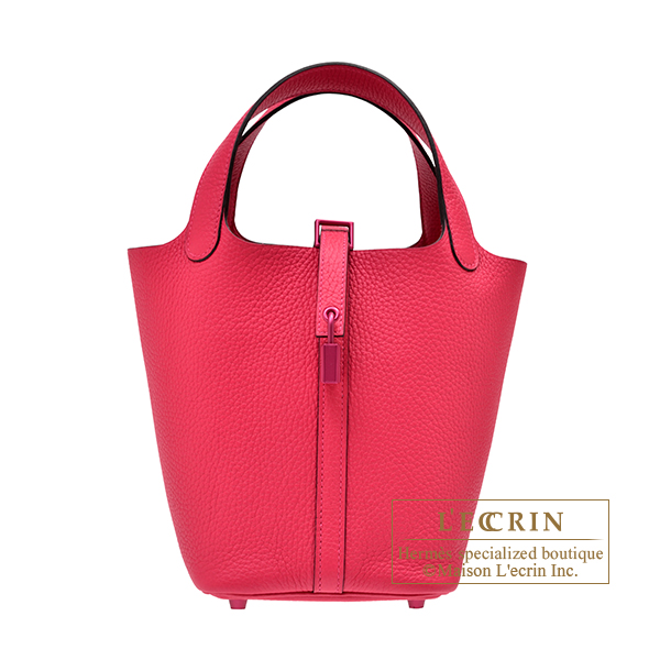 Hermes　Picotin Lock Monochrome bag PM　So-pink　Rose mexico　Clemence leather　Pink hardware