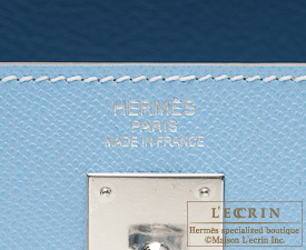 エルメス　キャンディ ケリー35/　内縫い　セレスト　ヴォーエプソン　シルバー金具