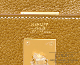 エルメス　ケリー32/内縫い　クラフト　トリヨンクレマンス　ゴールド金具