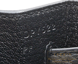 エルメス　ケリー32/内縫い　ブラック　トゴ　シルバー金具