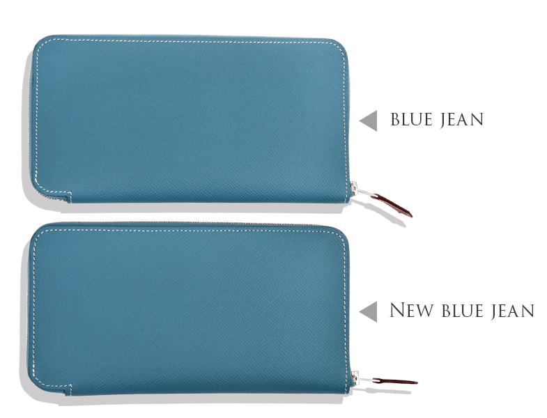 Hermès Fall/Winter 2023 new color, Comparison between Blue jean and New blue jean